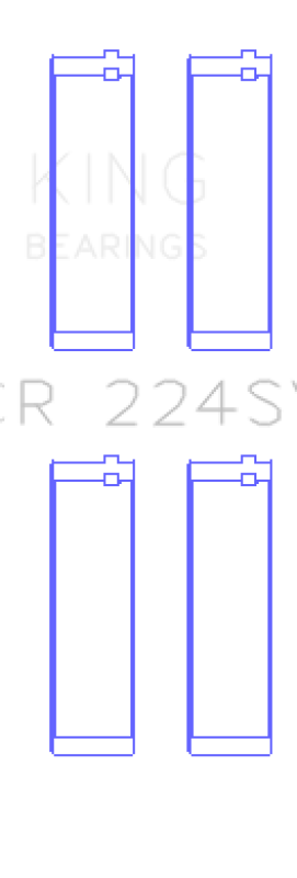 King BMW S65B40A / S85B50A (Size Standard) Connecting Rod Bearing Set (Set of 2)
