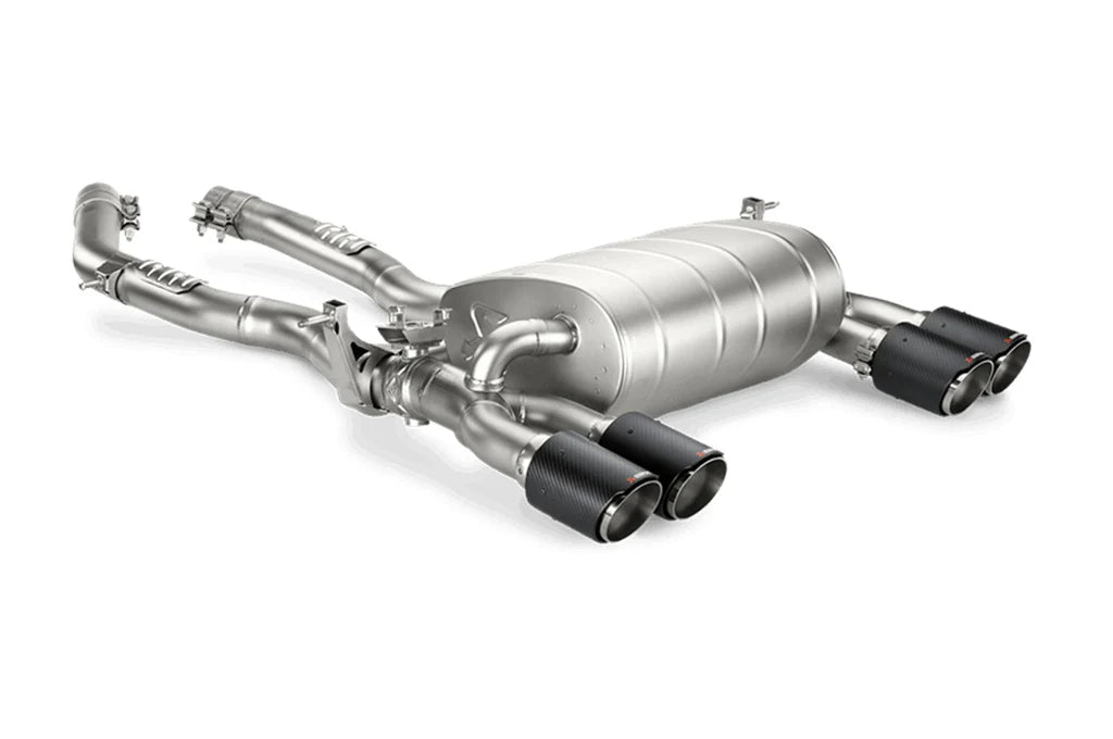 Akrapovic 14-17 BMW M3 (F80) Slip-On Line (Titanium) w/ Carbon Tips