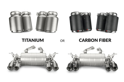 Akrapovic 14-17 BMW M3 (F80) Slip-On Line (Titanium) w/ Titanium Tips