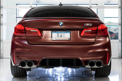 AWE SwitchPath™ Catback Exhaust for BMW F90 M5 - Chrome Silver Tips