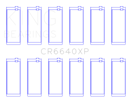 King BMW M20/M50 2.0L/2.5L/2.7L (Size STDX) Performance Rod Bearing Set