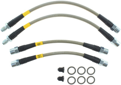 StopTech 07-13 BMW E90/E91/E92/E93 328 (all)/335/07-13 E82 128i/135i Stainless Steel Rear Brake Line Kit