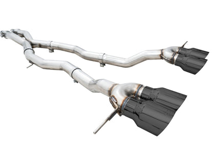 AWE TRACK EDITION CATBACK EXHAUST G8X (DIAMOND BLACK TIPS)