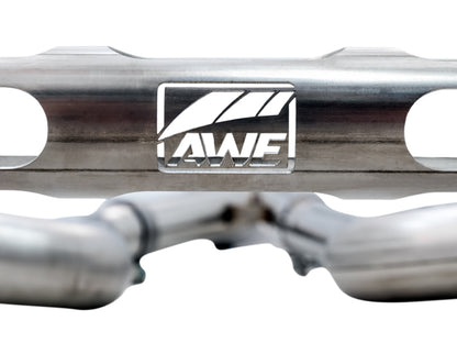 AWE TRACK EDITION CATBACK EXHAUST F8X (DIAMOND BLACK TIPS)
