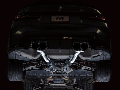 AWE TRACK EDITION CATBACK EXHAUST G8X (DIAMOND BLACK TIPS)