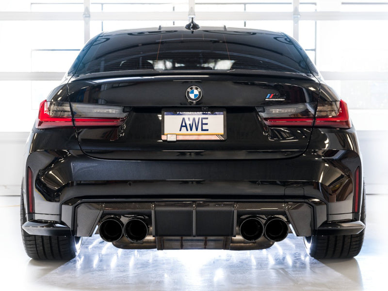 AWE TRACK EDITION CATBACK EXHAUST G8X (DIAMOND BLACK TIPS)